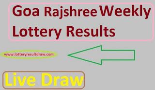 rajshree bhushan lottery result today|Goa.